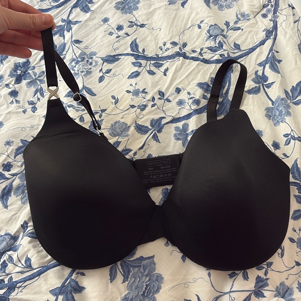 Black 32/6 jockey bra